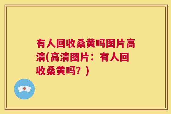 有人回收桑黄吗图片高清(高清图片：有人回收桑黄吗？)