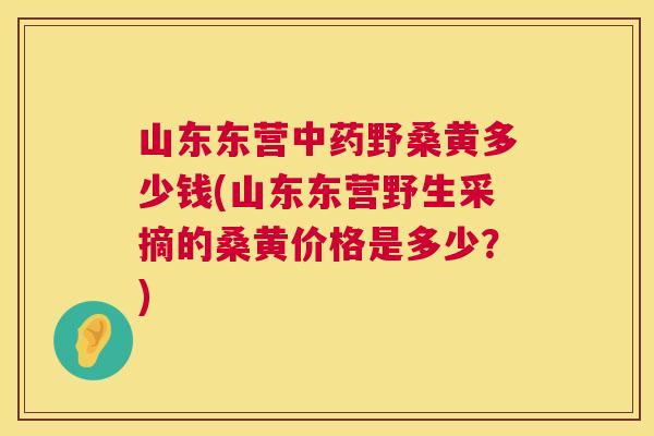 山东东营野桑黄多少钱(山东东营野生采摘的桑黄价格是多少?) 山东东营野桑黄多少钱(山东东营野生采摘的桑黄价格是多少?)