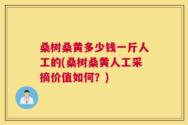 桑树桑黄多少钱一斤人工的(桑树桑黄人工采摘价值如何？)