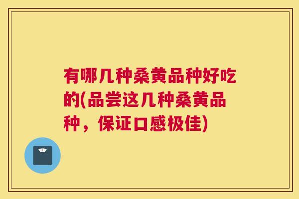 有哪几种桑黄品种好吃的(品尝这几种桑黄品种,保证口感极佳) 有哪几种桑黄品种好吃的(品尝这几种桑黄品种,保证口感极佳)