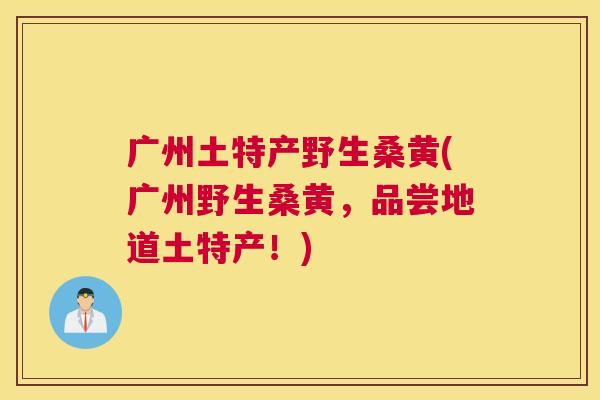 广州土特产野生桑黄(广州野生桑黄,品尝地道土特产!) 广州土特产野生桑黄(广州野生桑黄,品尝地道土特产!)