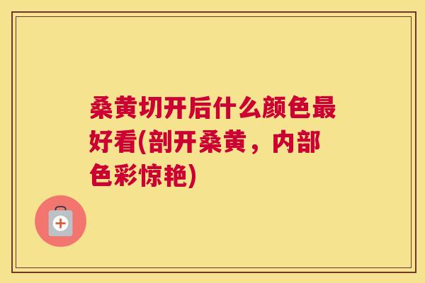 桑黄切开后什么颜色好看(剖开桑黄,内部色彩惊艳) 桑黄切开后什么颜色好看(剖开桑黄,内部色彩惊艳)