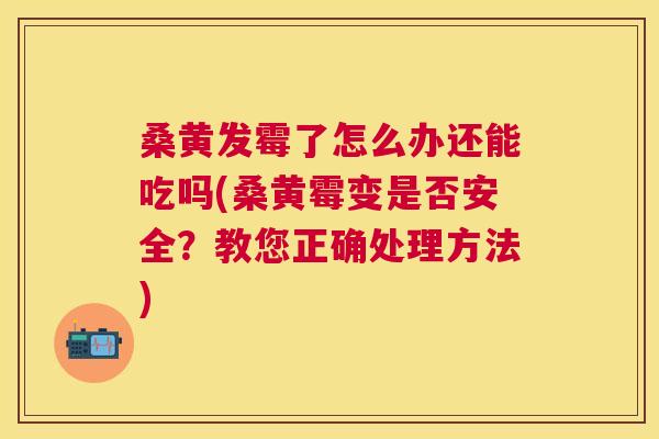 桑黄发霉了怎么办还能吃吗(桑黄霉变是否安全?教您正确处理方法) 桑黄发霉了怎么办还能吃吗(桑黄霉变是否安全?教您正确处理方法)