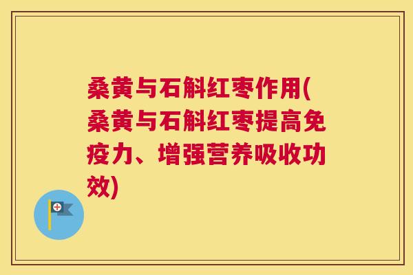 桑黄与石斛红枣作用(桑黄与石斛红枣提高力、增强营养吸收功效) 桑黄与石斛红枣作用(桑黄与石斛红枣提高力、增强营养吸收功效)