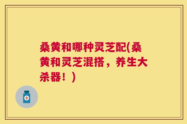 桑黄和哪种灵芝配(桑黄和灵芝混搭,养生大杀器!) 桑黄和哪种灵芝配(桑黄和灵芝混搭,养生大杀器!)