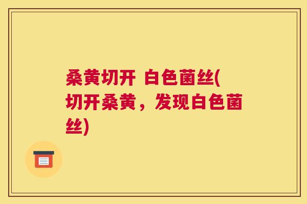 桑黄切开 白色菌丝(切开桑黄,发现白色菌丝) 桑黄切开 白色菌丝(切开桑黄,发现白色菌丝)