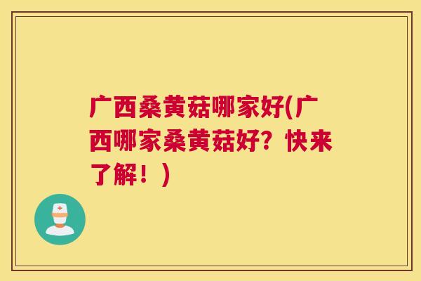 广西桑黄菇哪家好(广西哪家桑黄菇好?快来了解!) 广西桑黄菇哪家好(广西哪家桑黄菇好?快来了解!)