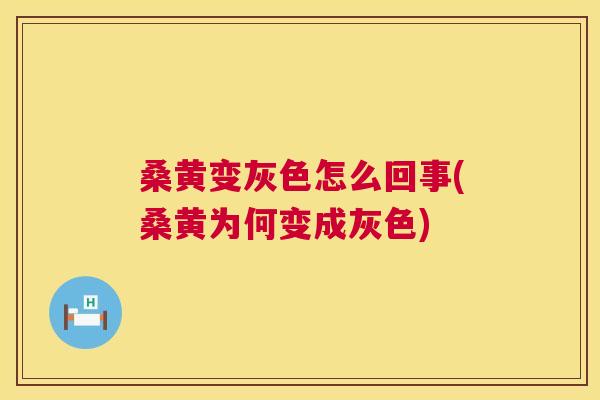 桑黄变灰色怎么回事(桑黄为何变成灰色) 桑黄变灰色怎么回事(桑黄为何变成灰色)