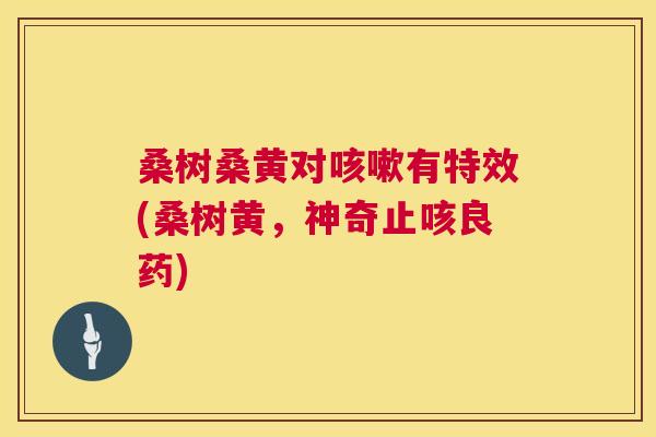 桑树桑黄对有特效(桑树黄,神奇止咳良药) 桑树桑黄对有特效(桑树黄,神奇止咳良药)