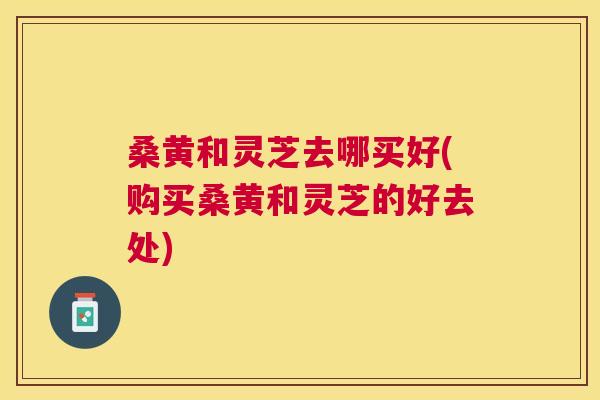 桑黄和灵芝去哪买好(购买桑黄和灵芝的好去处) 桑黄和灵芝去哪买好(购买桑黄和灵芝的好去处)