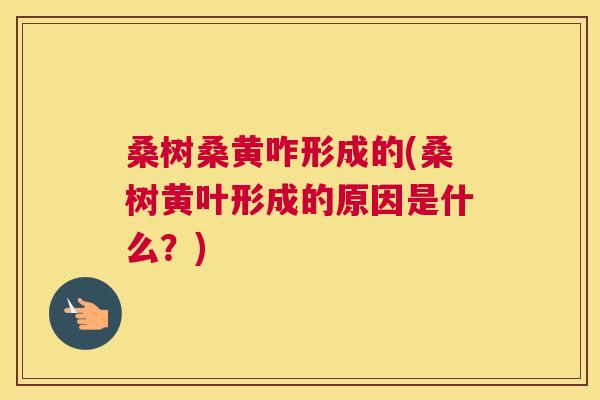 桑树桑黄咋形成的(桑树黄叶形成的原因是什么?) 桑树桑黄咋形成的(桑树黄叶形成的原因是什么?)