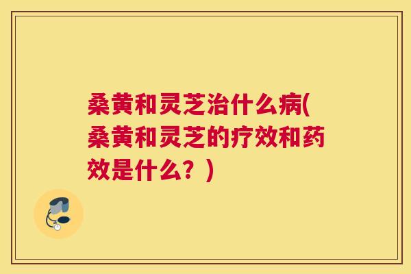 桑黄和灵芝什么(桑黄和灵芝的疗效和是什么?) 桑黄和灵芝什么(桑黄和灵芝的疗效和是什么?)
