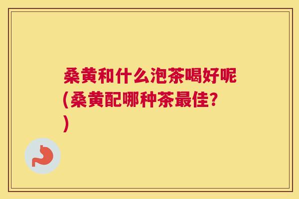 桑黄和什么泡茶喝好呢(桑黄配哪种茶佳?) 桑黄和什么泡茶喝好呢(桑黄配哪种茶佳?)