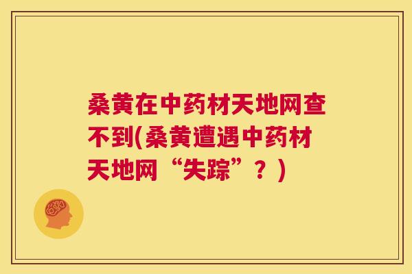 桑黄在材天地网查不到(桑黄遭遇材天地网“失踪”?) 桑黄在材天地网查不到(桑黄遭遇材天地网“失踪”?)