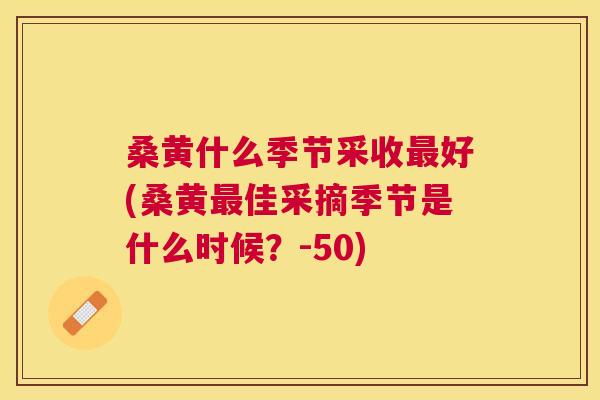 桑黄什么季节采收好(桑黄佳采摘季节是什么时候?-50) 桑黄什么季节采收好(桑黄佳采摘季节是什么时候?-50)
