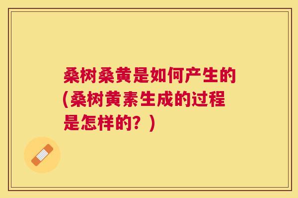 桑树桑黄是如何产生的(桑树黄素生成的过程是怎样的?) 桑树桑黄是如何产生的(桑树黄素生成的过程是怎样的?)
