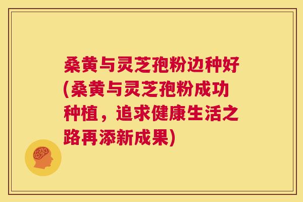 桑黄与灵芝孢粉边种好(桑黄与灵芝孢粉成功种植,追求健康生活之路再添新成果) 桑黄与灵芝孢粉边种好(桑黄与灵芝孢粉成功种植,追求健康生活之路再添新成果)