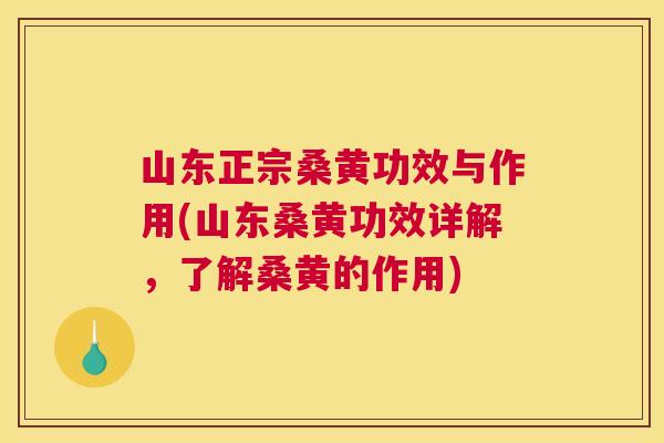 山东正宗桑黄功效与作用(山东桑黄功效详解,了解桑黄的作用) 山东正宗桑黄功效与作用(山东桑黄功效详解,了解桑黄的作用)