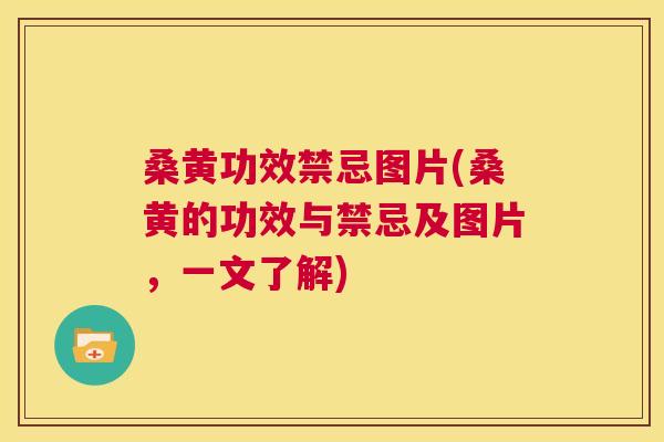 桑黄功效禁忌图片(桑黄的功效与禁忌及图片,一文了解) 桑黄功效禁忌图片(桑黄的功效与禁忌及图片,一文了解)