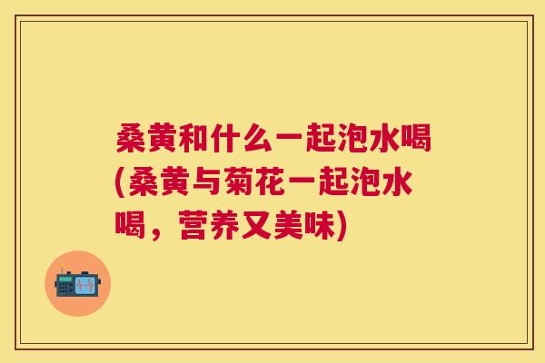 桑黄和什么一起泡水喝(桑黄与菊花一起泡水喝,营养又美味) 桑黄和什么一起泡水喝(桑黄与菊花一起泡水喝,营养又美味)