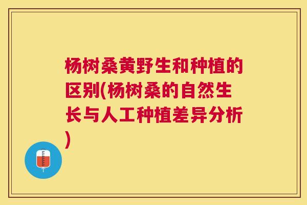 杨树桑黄野生和种植的区别(杨树桑的自然生长与人工种植差异分析) 杨树桑黄野生和种植的区别(杨树桑的自然生长与人工种植差异分析)