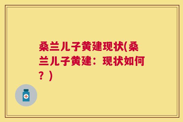 桑兰儿子黄建现状(桑兰儿子黄建:现状如何?) 桑兰儿子黄建现状(桑兰儿子黄建:现状如何?)