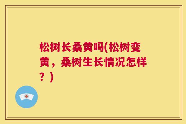 松树长桑黄吗(松树变黄,桑树生长情况怎样?) 松树长桑黄吗(松树变黄,桑树生长情况怎样?)