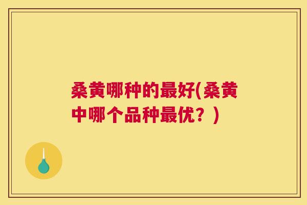 桑黄哪种的好(桑黄中哪个品种优?) 桑黄哪种的好(桑黄中哪个品种优?)