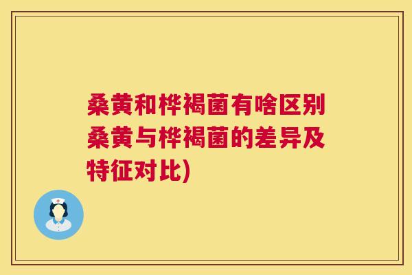 桑黄和桦褐菌有啥区别桑黄与桦褐菌的差异及特征对比) 桑黄和桦褐菌有啥区别桑黄与桦褐菌的差异及特征对比)