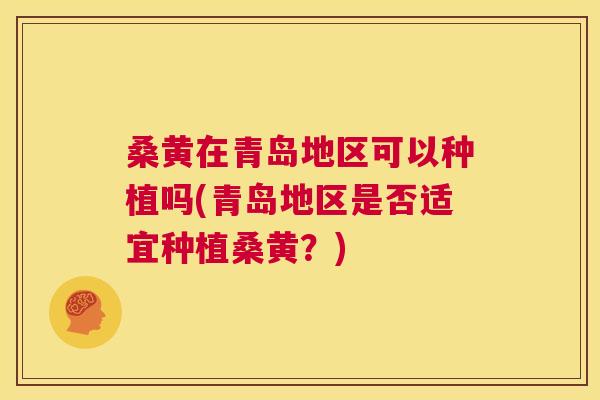 桑黄在青岛地区可以种植吗(青岛地区是否适宜种植桑黄?) 桑黄在青岛地区可以种植吗(青岛地区是否适宜种植桑黄?)