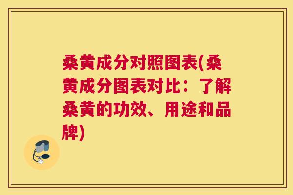 桑黄成分对照图表(桑黄成分图表对比:了解桑黄的功效、用途和品牌) 桑黄成分对照图表(桑黄成分图表对比:了解桑黄的功效、用途和品牌)