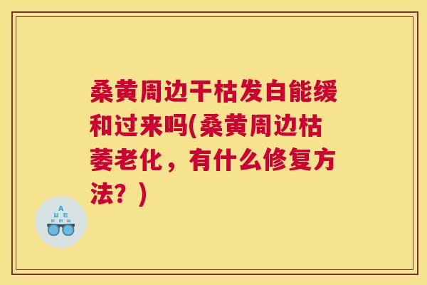桑黄周边干枯发白能缓和过来吗(桑黄周边枯萎老化,有什么修复方法?) 桑黄周边干枯发白能缓和过来吗(桑黄周边枯萎老化,有什么修复方法?)