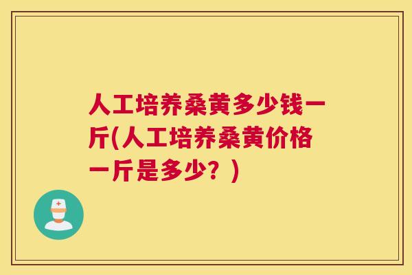 人工培养桑黄多少钱一斤(人工培养桑黄价格一斤是多少？)