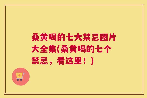 桑黄喝的七大禁忌图片大全集(桑黄喝的七个禁忌，看这里！)