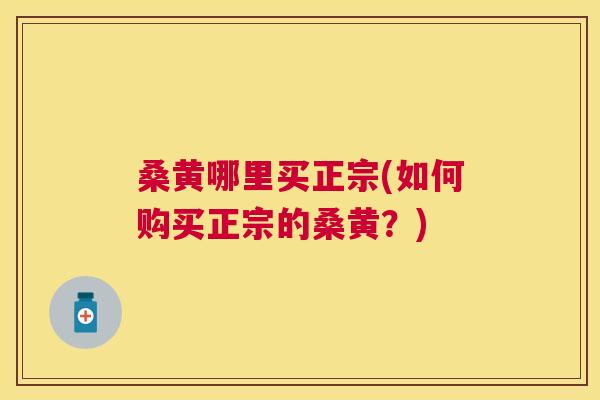 桑黄哪里买正宗(如何购买正宗的桑黄?) 桑黄哪里买正宗(如何购买正宗的桑黄?)