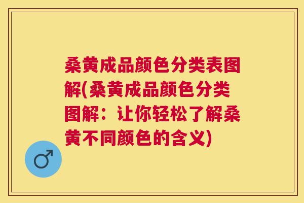 桑黄成品颜色分类表图解(桑黄成品颜色分类图解:让你轻松了解桑黄不同颜色的含义) 桑黄成品颜色分类表图解(桑黄成品颜色分类图解:让你轻松了解桑黄不同颜色的含义)