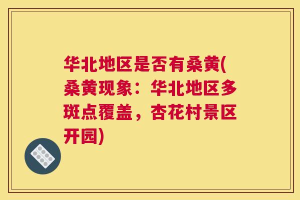 华北地区是否有桑黄(桑黄现象:华北地区多斑点覆盖,杏花村景区开园) 华北地区是否有桑黄(桑黄现象:华北地区多斑点覆盖,杏花村景区开园)