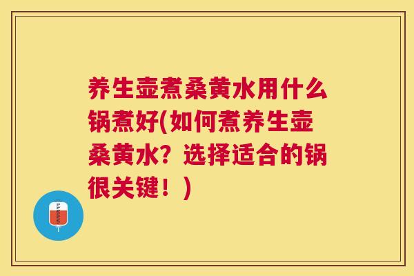养生壶煮桑黄水用什么锅煮好(如何煮养生壶桑黄水?选择适合的锅很关键!) 养生壶煮桑黄水用什么锅煮好(如何煮养生壶桑黄水?选择适合的锅很关键!)