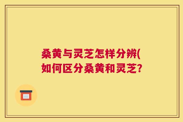 桑黄与灵芝怎样分辨(如何区分桑黄和灵芝? 桑黄与灵芝怎样分辨(如何区分桑黄和灵芝?