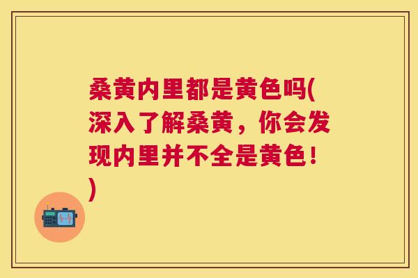 桑黄内里都是黄色吗(深入了解桑黄,你会发现内里并不全是黄色!) 桑黄内里都是黄色吗(深入了解桑黄,你会发现内里并不全是黄色!)