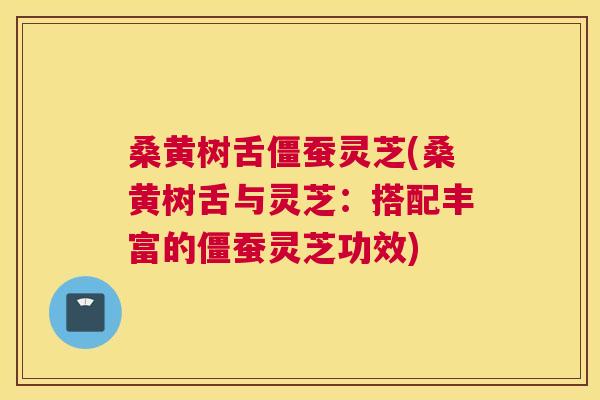 桑黄树舌僵蚕灵芝(桑黄树舌与灵芝:搭配丰富的僵蚕灵芝功效) 桑黄树舌僵蚕灵芝(桑黄树舌与灵芝:搭配丰富的僵蚕灵芝功效)
