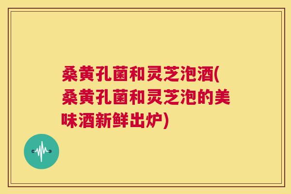 桑黄孔菌和灵芝泡酒(桑黄孔菌和灵芝泡的美味酒新鲜出炉) 桑黄孔菌和灵芝泡酒(桑黄孔菌和灵芝泡的美味酒新鲜出炉)