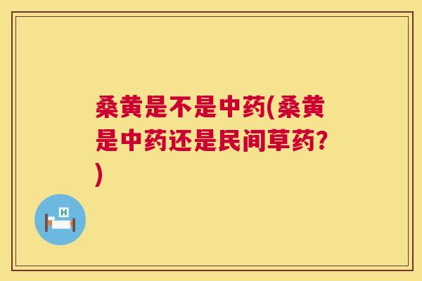 桑黄是不是(桑黄是还是民间草药?) 桑黄是不是(桑黄是还是民间草药?)