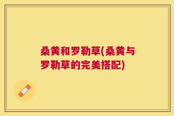 桑黄和罗勒草(桑黄与罗勒草的完美搭配) 桑黄和罗勒草(桑黄与罗勒草的完美搭配)