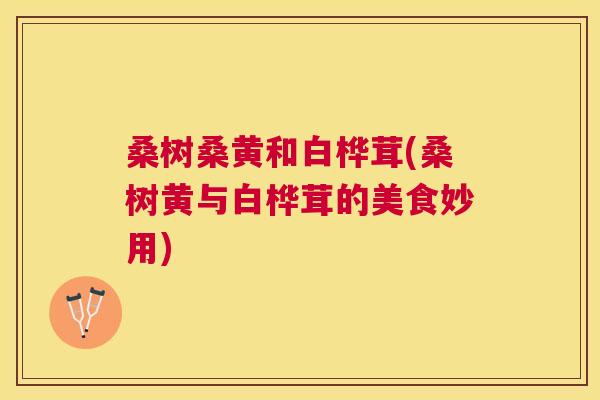 桑树桑黄和白桦茸(桑树黄与白桦茸的美食妙用) 桑树桑黄和白桦茸(桑树黄与白桦茸的美食妙用)