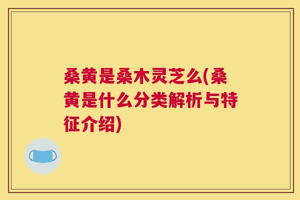 桑黄是桑木灵芝么(桑黄是什么分类解析与特征介绍) 桑黄是桑木灵芝么(桑黄是什么分类解析与特征介绍)