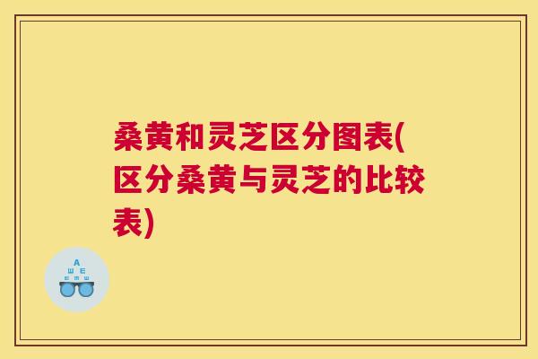 桑黄和灵芝区分图表(区分桑黄与灵芝的比较表) 桑黄和灵芝区分图表(区分桑黄与灵芝的比较表)