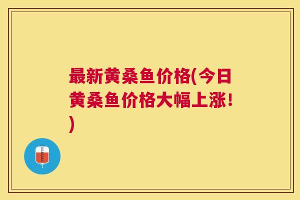 新黄桑鱼价格(今日黄桑鱼价格大幅上涨!) 新黄桑鱼价格(今日黄桑鱼价格大幅上涨!)