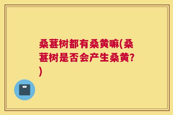 桑葚树都有桑黄嘛(桑葚树是否会产生桑黄?) 桑葚树都有桑黄嘛(桑葚树是否会产生桑黄?)