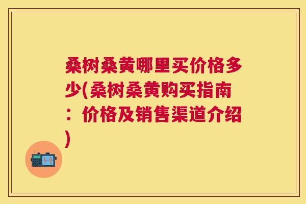 桑树桑黄哪里买价格多少(桑树桑黄购买指南:价格及销售渠道介绍) 桑树桑黄哪里买价格多少(桑树桑黄购买指南:价格及销售渠道介绍)